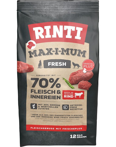 RINTI MAX-I-MUM Beef - viande de bœuf - 12 kg