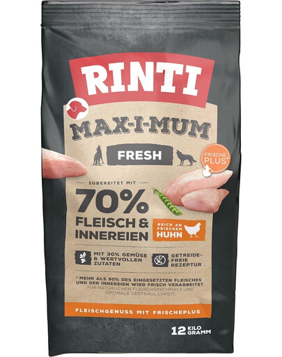 RINTI MAX-I-MUM Chicken - avec poulet - 12 kg
