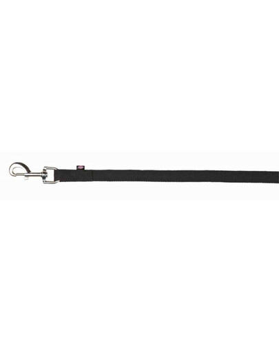 TRIXIE Longe en sangle noire 15 m/ 20mm