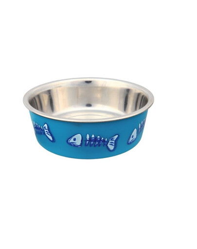 TRIXIE Bol en métal avec revêtement en plastique 0.3 l / 12 cm