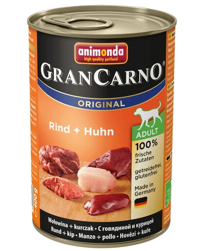 ANIMONDA Grancarno Chien Adulte boeuf/poulet 800