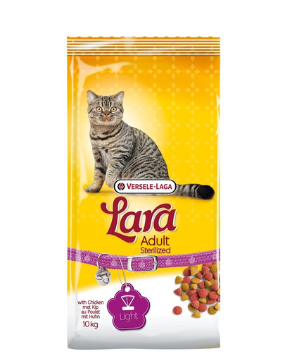 VERSELE-LAGA Lara Adult Sterilized Pour les chats stérilisés 10 kg