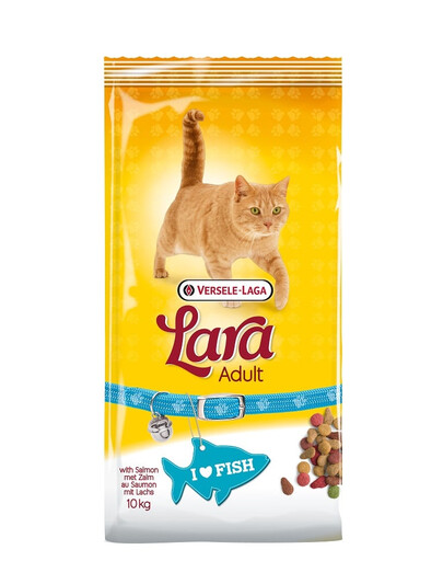 VERSELE-LAGA Lara Adult Salmon Pour les chats Avec du saumon 10 kg