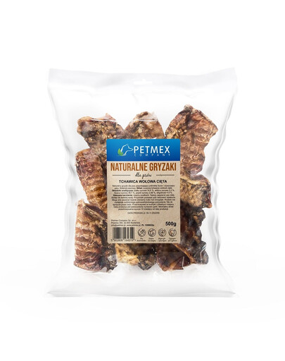 PETMEX Trachée de bœuf coupée 500g friandise naturelle pour chien