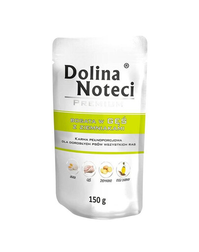 DOLINA NOTECI Premium Riche en oie et en pommes de terre 150 g