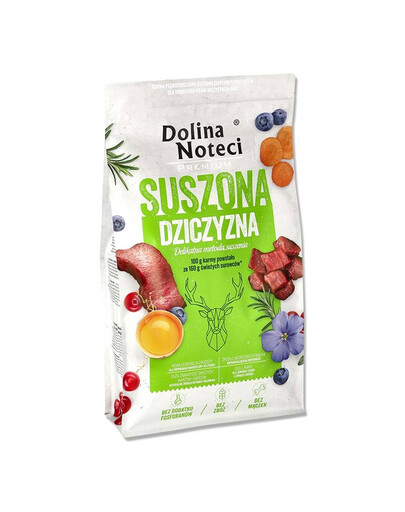 DOLINA NOTECI Premium Nourriture séchée pour chiens au chevreuil 9 kg