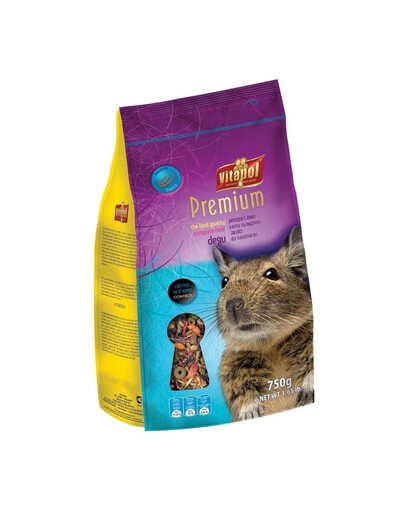 VITAPOL Premium pour les Dègues - écureuils du Chili 750g