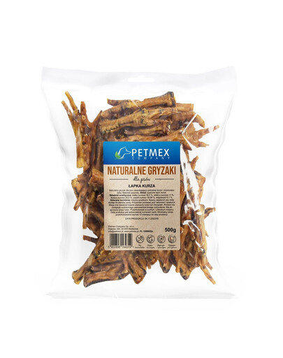 PETMEX Chicken paw 500g natural dog chew