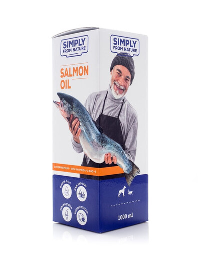 SIMPLY FROM NATURE Salmon oil - Huile de saumon - 1000 ML
