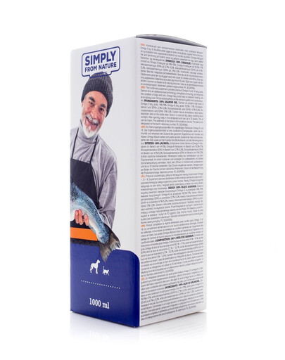 SIMPLY FROM NATURE Salmon oil - Huile de saumon - 1000 ML