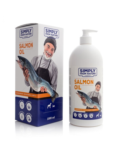 SIMPLY FROM NATURE Salmon oil - Huile de saumon - 1000 ML