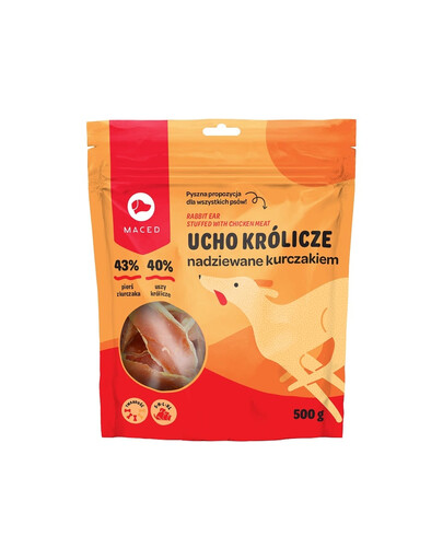 MACED Oreille de lapin avec du poulet 500 g