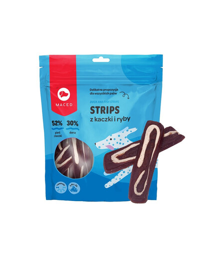 MACED Bandes avec canard et cabillaud 500g