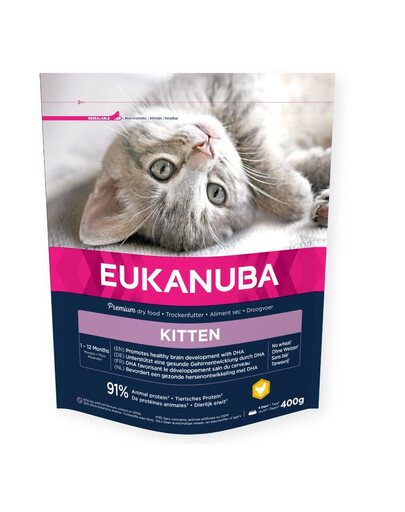 EUKANUBA Kitten Healthy Start Rich in Chicken - pour chatons riche en poulet - 400g