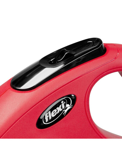 FLEXI Laisse New Classic M Corde 8m Rouge