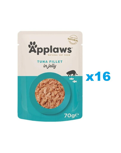 APPLAWS Cat Pouch Thon en gelée 16x70 g