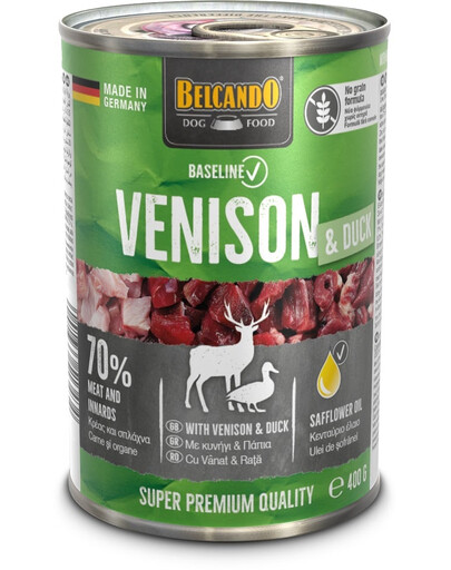 BELCANDO Baseline Gibier au canard 400g