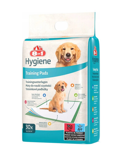 8IN1 Tapis pour chiots 56 x 56cm 30 pièces