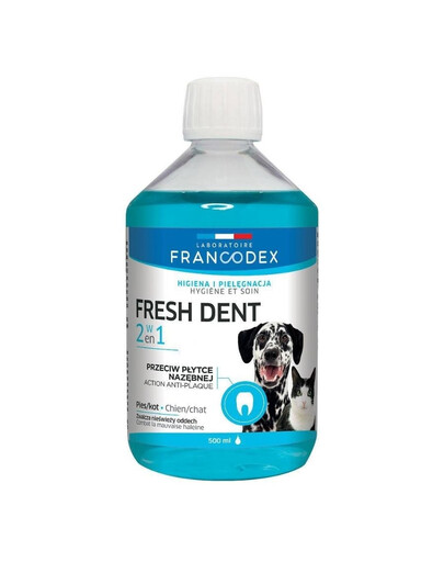 FRANCODEX Fresh Dent Liquide d'hygiène buccale 500 ml