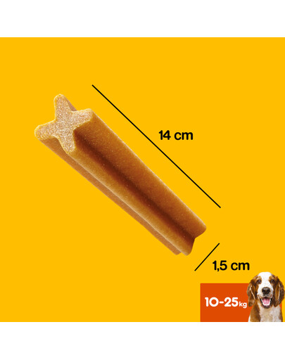 PEDIGREE DentaStix - traitement dentaire pour chiens de races moyennes - 56 pièces - 8x180g