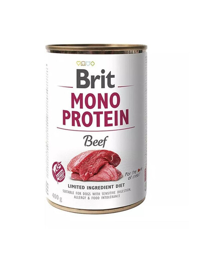 BRIT Mono Protein Beef -  nourriture monoprotéique viande de bœuf - 400 g
