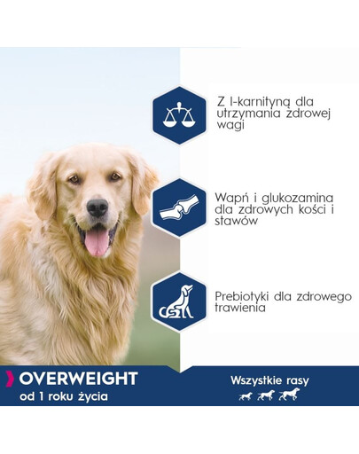 EUKANUBA Daily Care Overweight Adult Dog - pour chiens en surpoids et post stérilisés pour faciliter la perte de poids - 12 kg