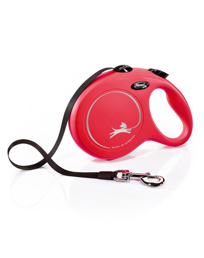 FLEXI Laisse automatique New Classic L Corde 8 m Rouge