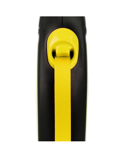 FLEXI Laisse réfléchissante New Neon XS Corde 3m Jaune/Noir