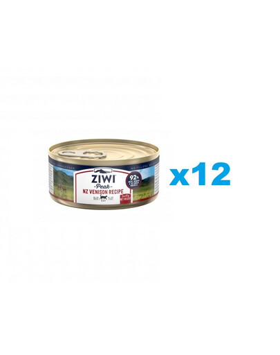 ZIWIPEAK Cat Pâtée pour chat à la venaison 12 x 85g