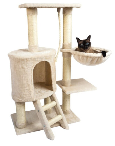 KATIDO Griffoir pour chat 96 cm beige