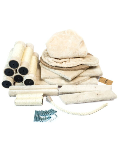 KATIDO Griffoir pour chat 96 cm beige