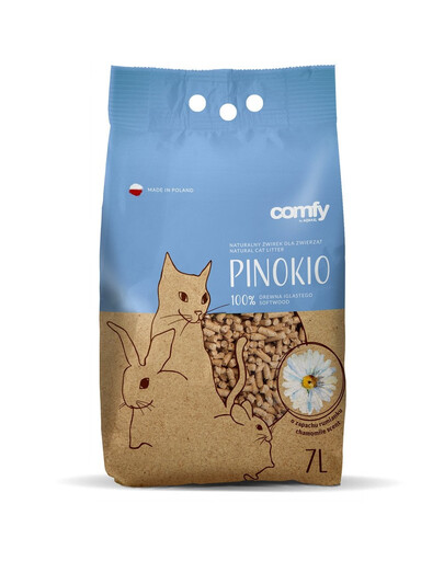 COMFY Pinokio grain de bois Camomille 35 l (5x7 l)