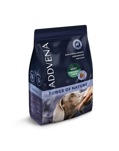 ADDVENA Power of Nature Adult Medium&large 2,5 kg Agneau pour chiens de moyenne et grande race
