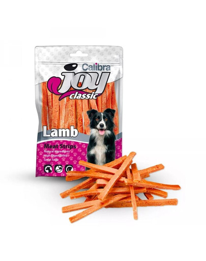 CALIBRA Dog Joy Classic Lamb Strips - lamelles d'agneau - 80 g