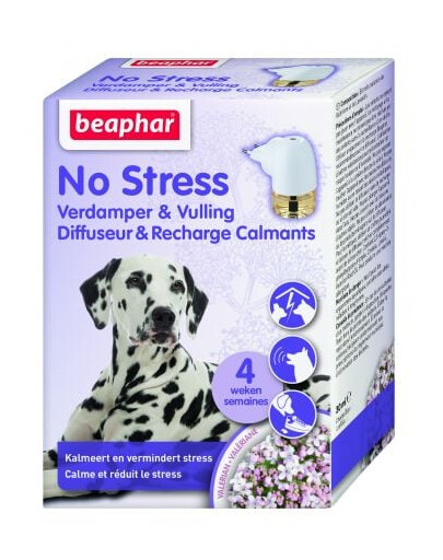 BEAPHAR No Stress Diffuseur et cartouche Aromatisant comportemental pour chiens 30 ml