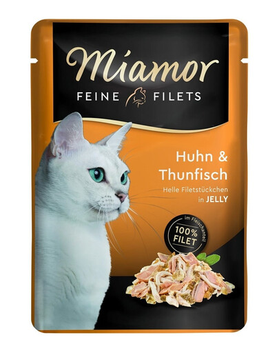 MIAMOR Feine Filets poulet et thon sachet 6x100 g
