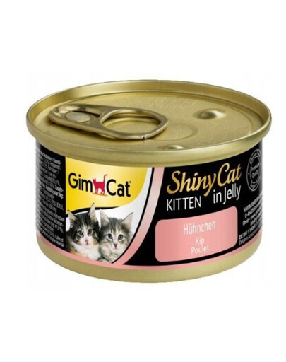 GIMCAT Shiny Cat Kitten Chicken 70 g poulet en gelée pour chatons