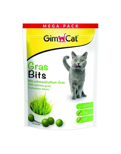 GIMCAT Tasty Tabs GrassBits 425g friandise à l'herbe pour chats