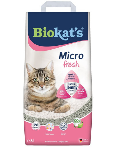BIOKAT'S Micro Fresh 6 l granulométrie fine de la bentonite