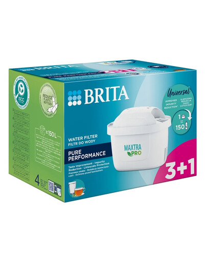 BRITA - Filtres à eau MAXTRA PRO Pure Performance 3+1 (4 pièces)