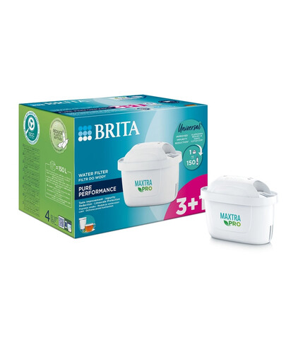 BRITA - Filtres à eau MAXTRA PRO Pure Performance 3+1 (4 pièces)