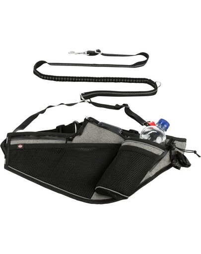 TRIXIE Ceinture de course à pied avec laisse pour chiens