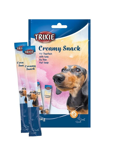 TRIXIE Creamy Snack friandise pour chien au thon 5 x 14 g