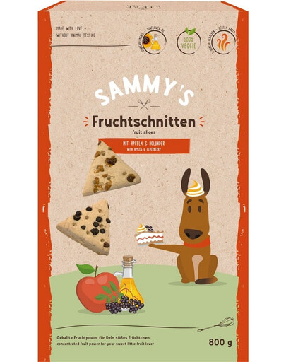 BOSCH SAMMY’S Fruit Slices Triangles de fruits 800 g