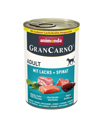 ANIMONDA GranCarno Adult saumon et épinards 400g