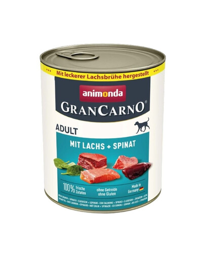 ANIMONDA GranCarno Adult saumon et épinards 800g