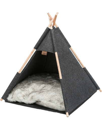 TRIXIE Lit de refuge Tipi fermé pour chien et chat