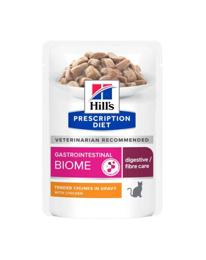 HILL'S Prescription Diet Feline Gastrointestinal Biome avec du poulet 12x85 g