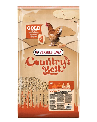 VERSELE-LAGA Country's Best Gold 4 Gallico Pellet 5kg granulés pour poules pondeuses