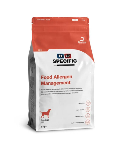 SPECIFIC Dog CDD Food Allergen Management 2 kg aliments pour chiens souffrant d'allergies alimentaires